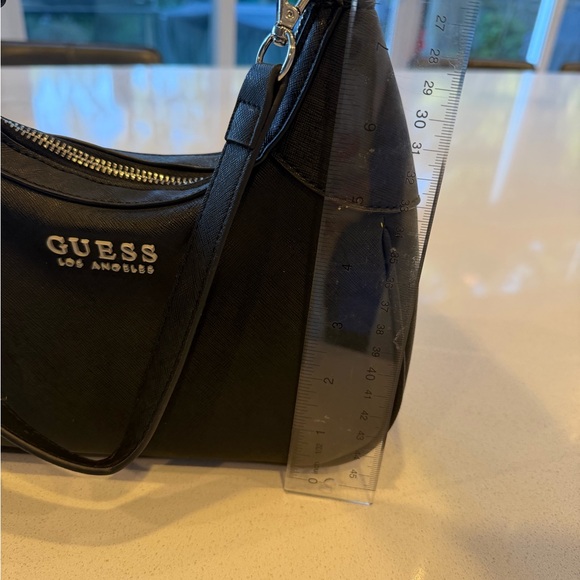 Guess Black crossbody Bag with Logo Strap - Picture 13 of 15
